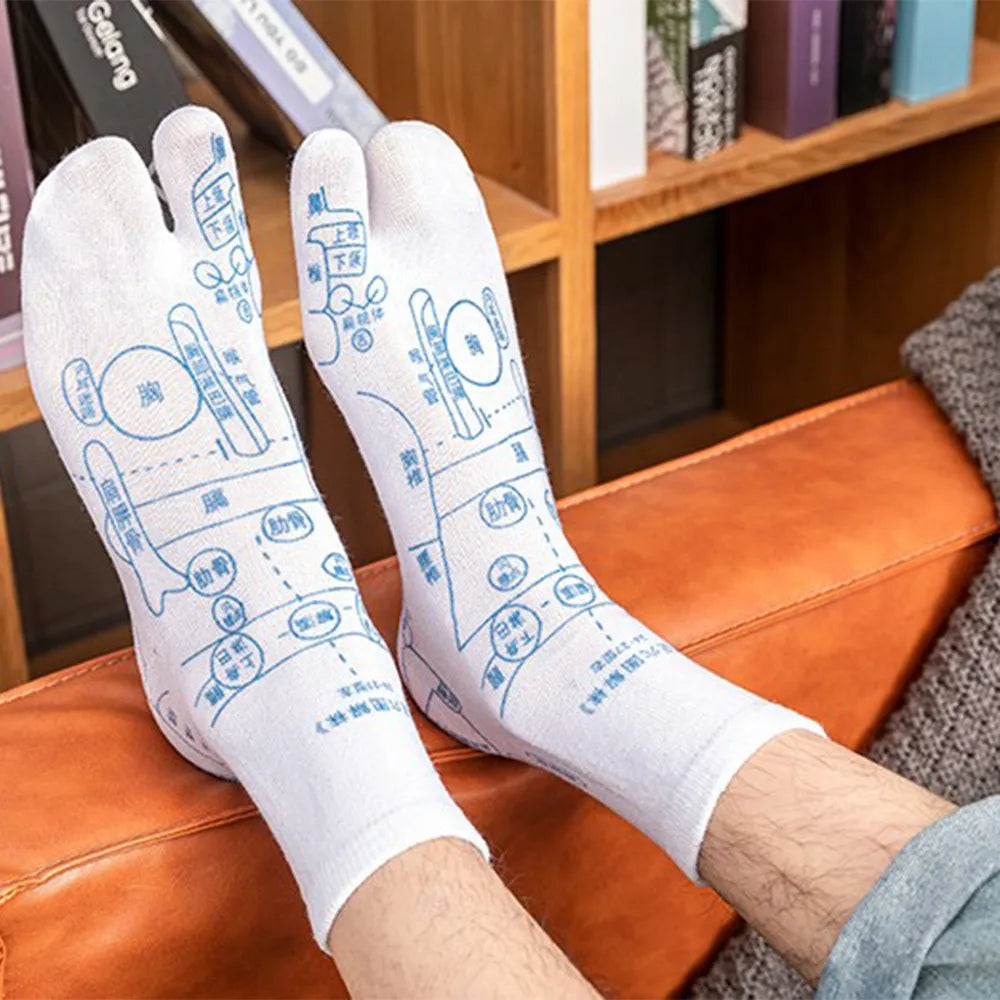 Socken für Physiotherapie, Akupunktur, Reflexzonenmassage