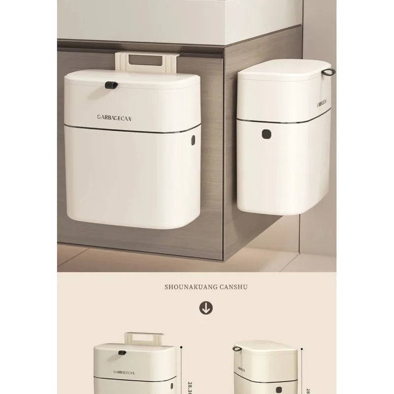 Wall Mounted Hanging Trash Bin